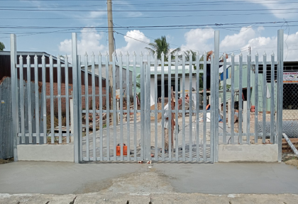 Thi Công Cổng Rào Tại Tân An Long An